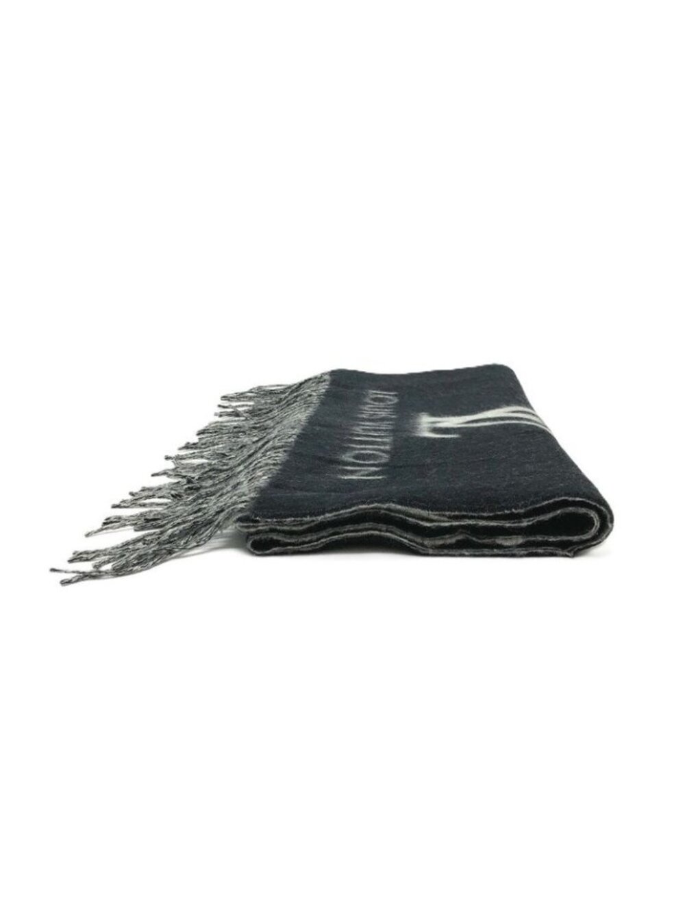 Louis Vuitton Scarf Monogram Reykjavik Cashmere Black - Picture 5 of 9